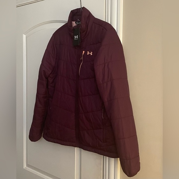 Brand new “Under Armour “coat for women.Size-L,color purple (burgundy). - Picture 3 of 11